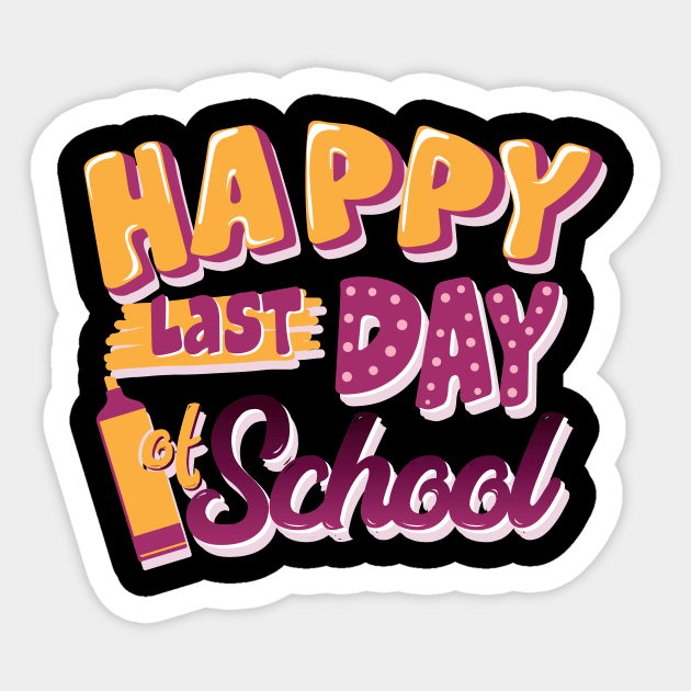 Happy Last Day Of School Students Graduation Gift Sticker by adelinachiriac